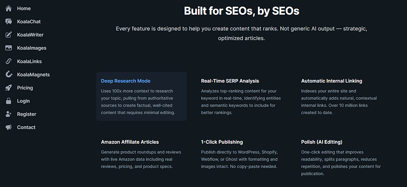 koala ai free writing generator at freeaio.com